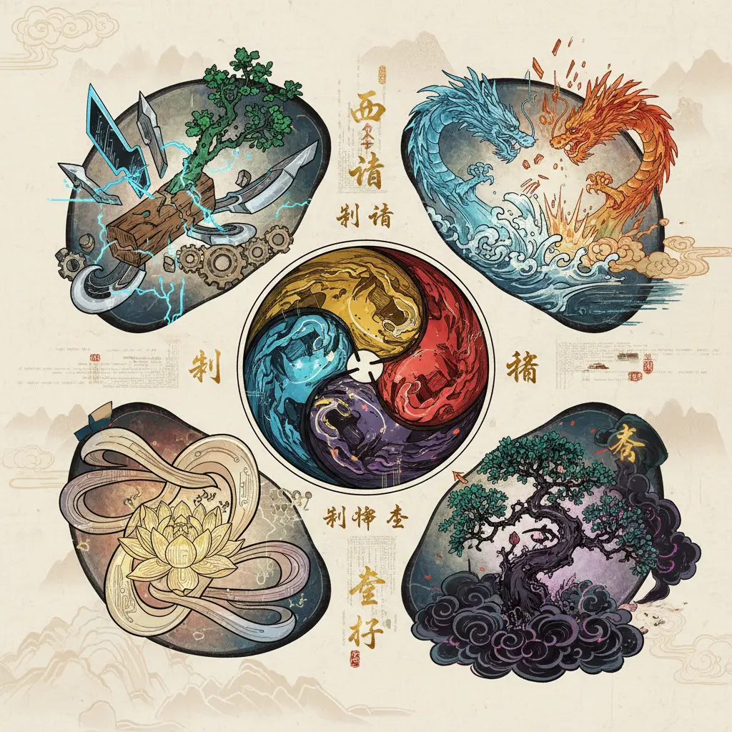 刑衝合害 - 五行