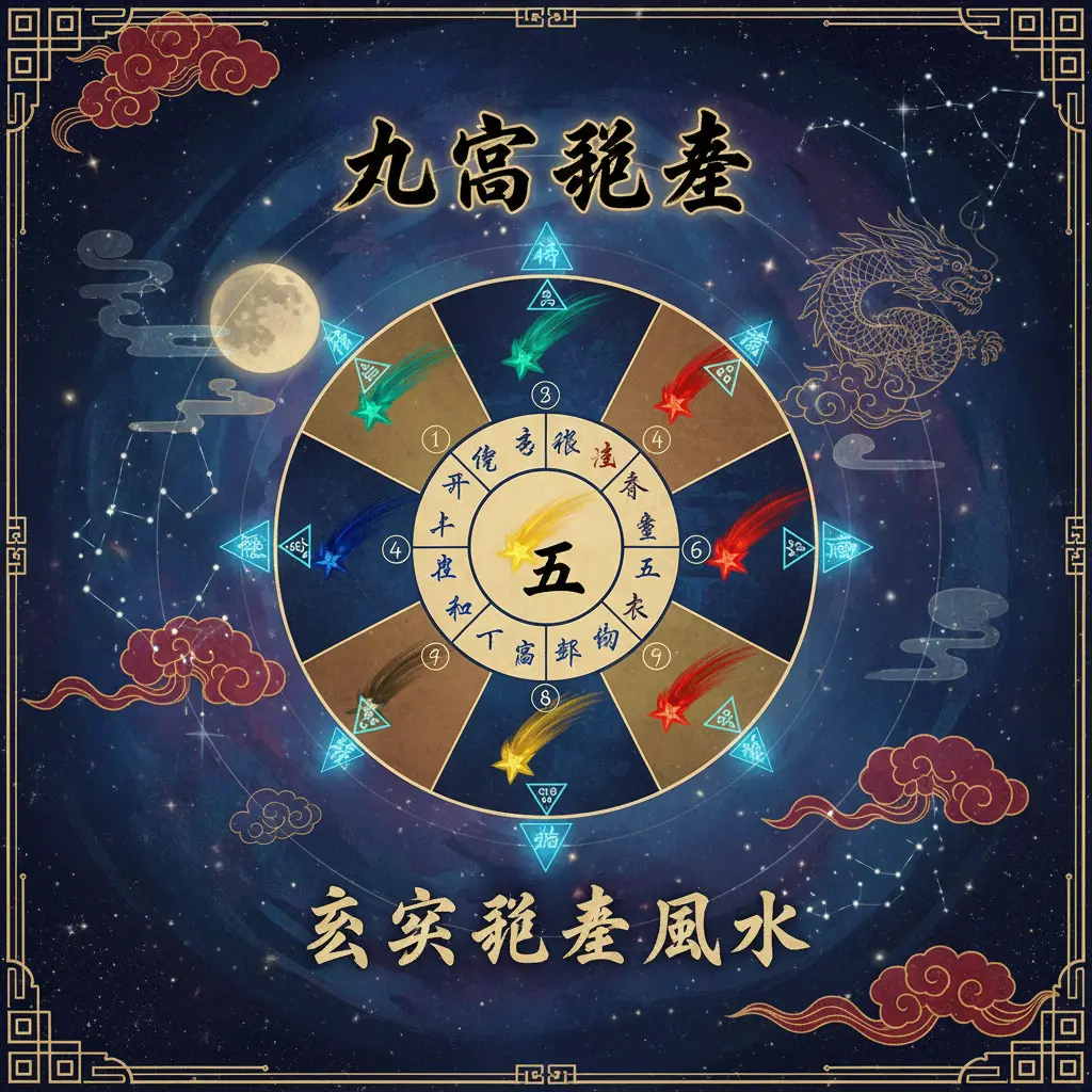 玄空飛星風水 - 九宮飛星