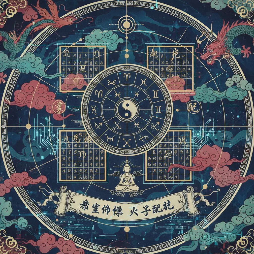 八字配對 - 星座命盤