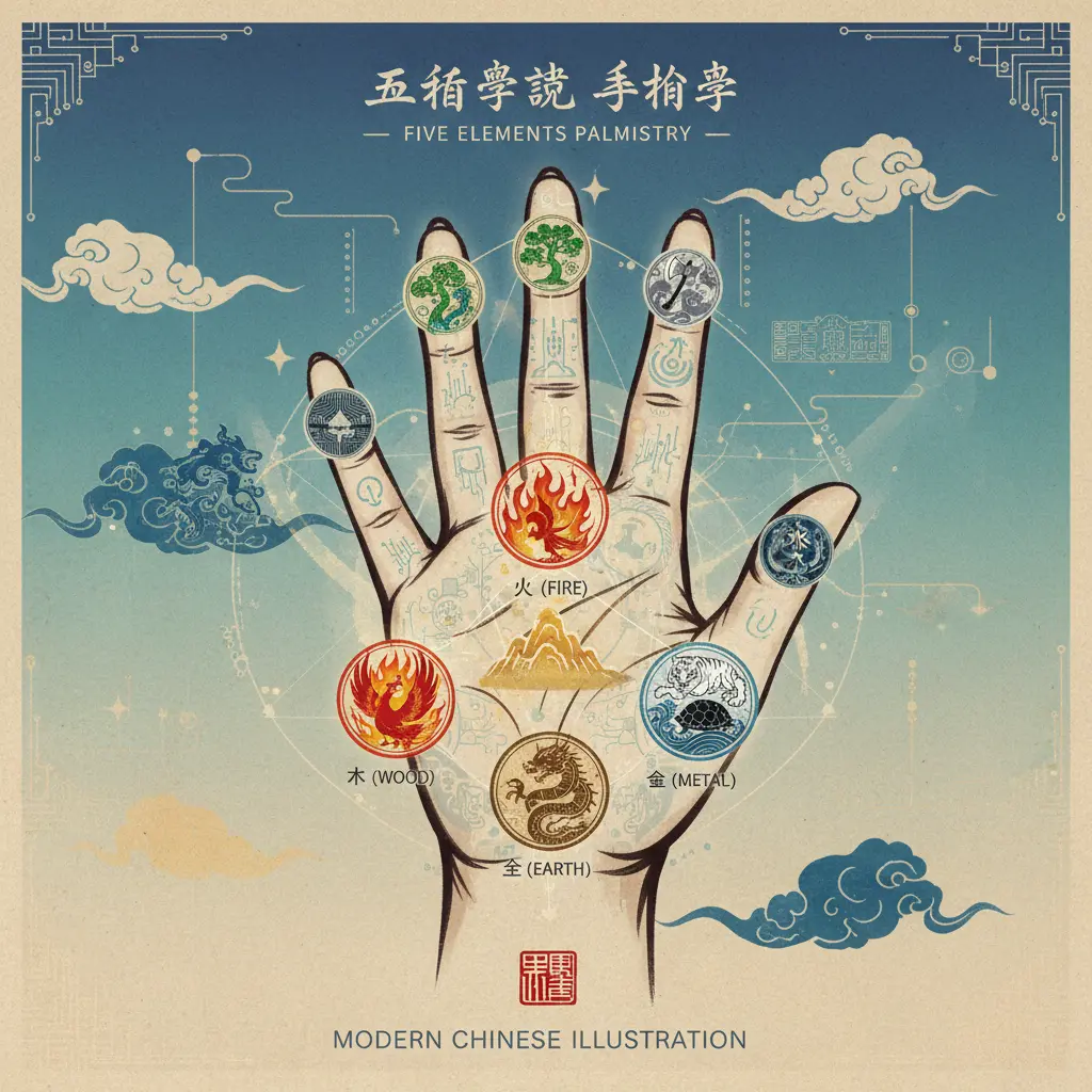 手相學 - 五行學說
