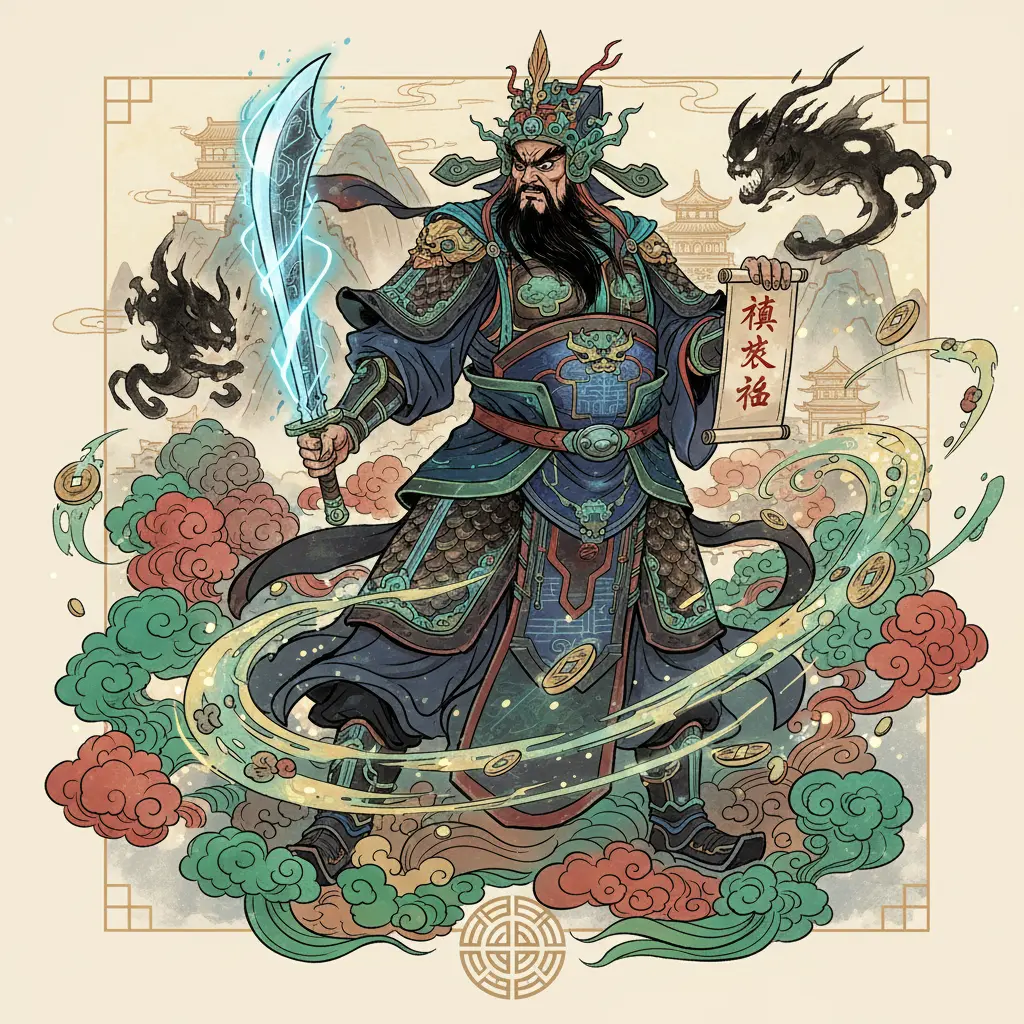 風水吉祥物 - 鍾馗像