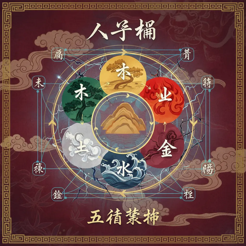 八字網 - 五行結構