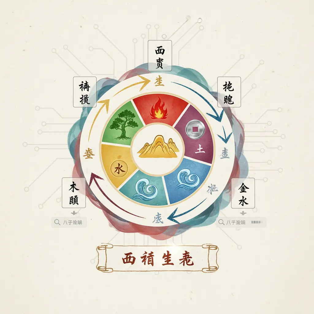 八字查詢 - 五行生剋