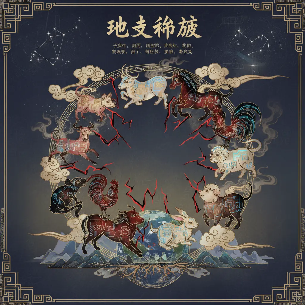 地支 - 地支相破