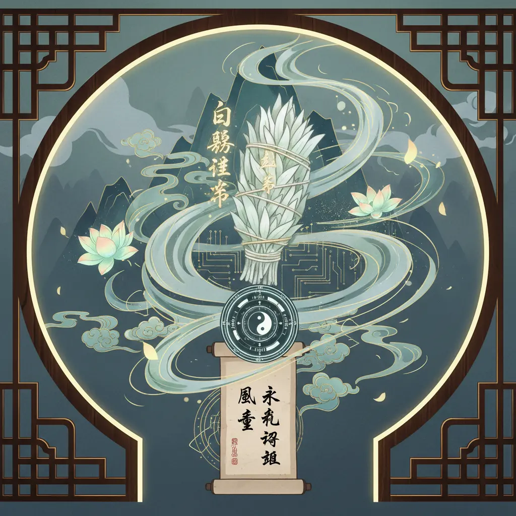 風水能量調整 - 白鼠尾草