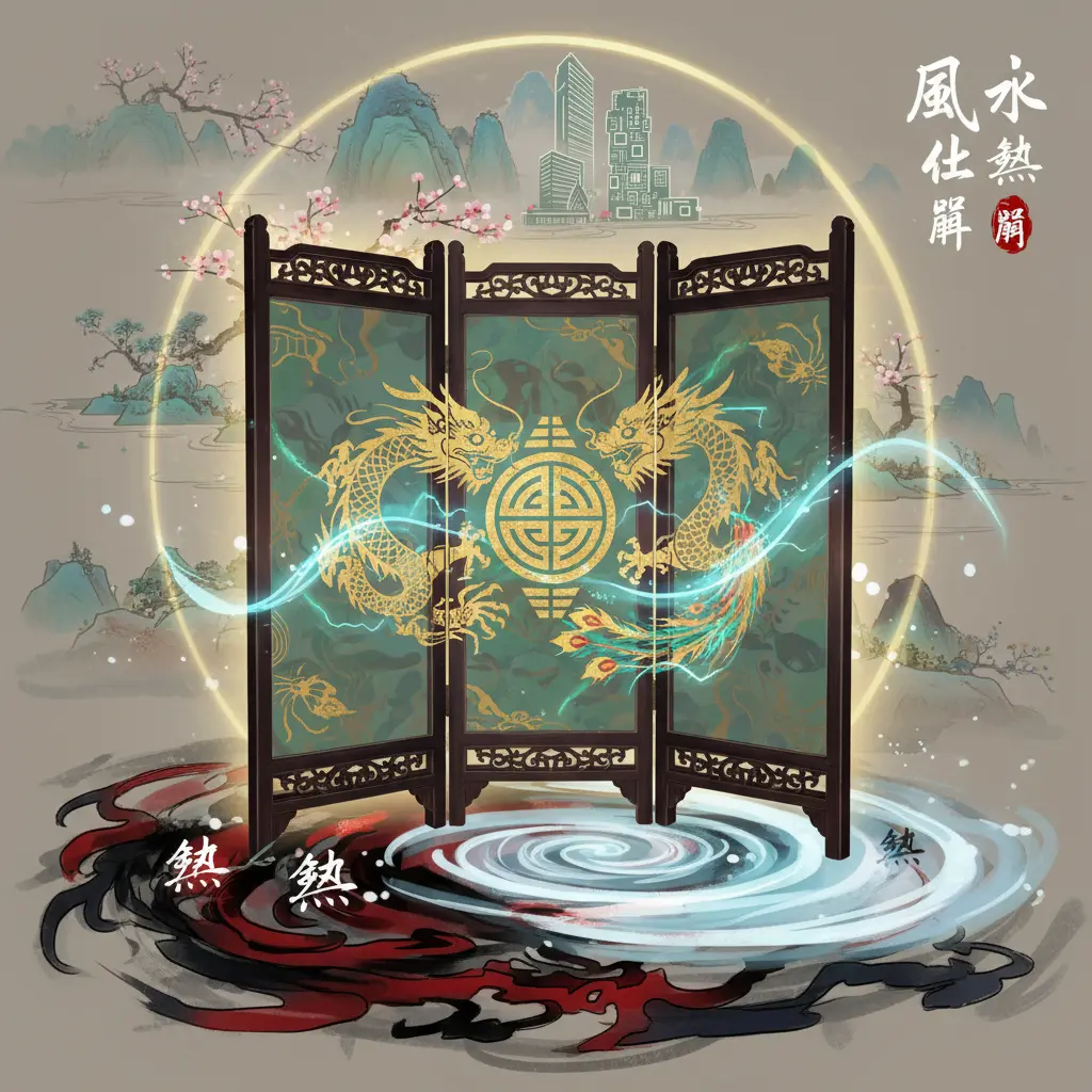 風水化煞 - 屏風