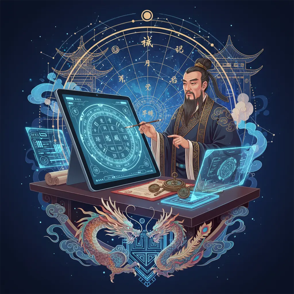 算八字命盤 - 八字排盤