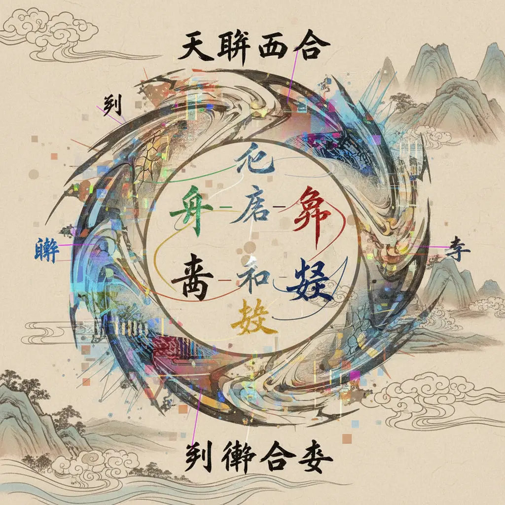 刑衝合害 - 天幹五合