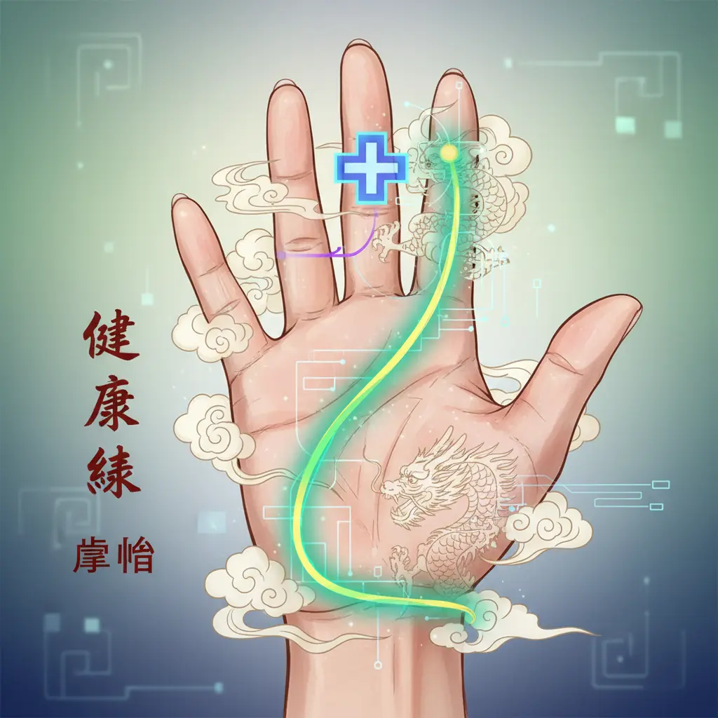 掌相 - 健康線