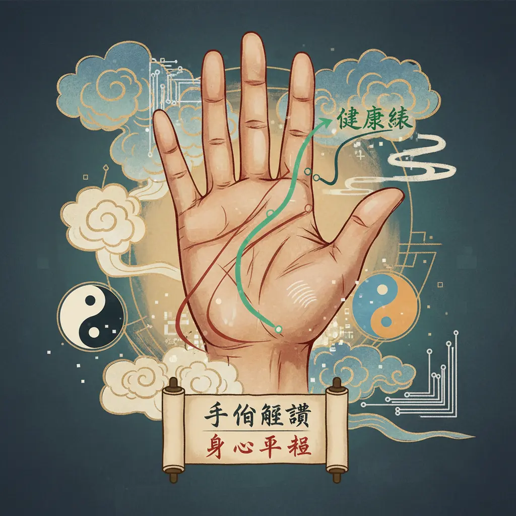 手相解讀 - 健康線
