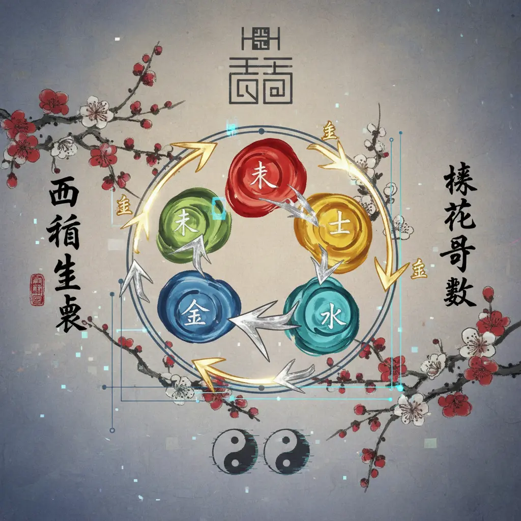 梅花易數 - 五行生剋