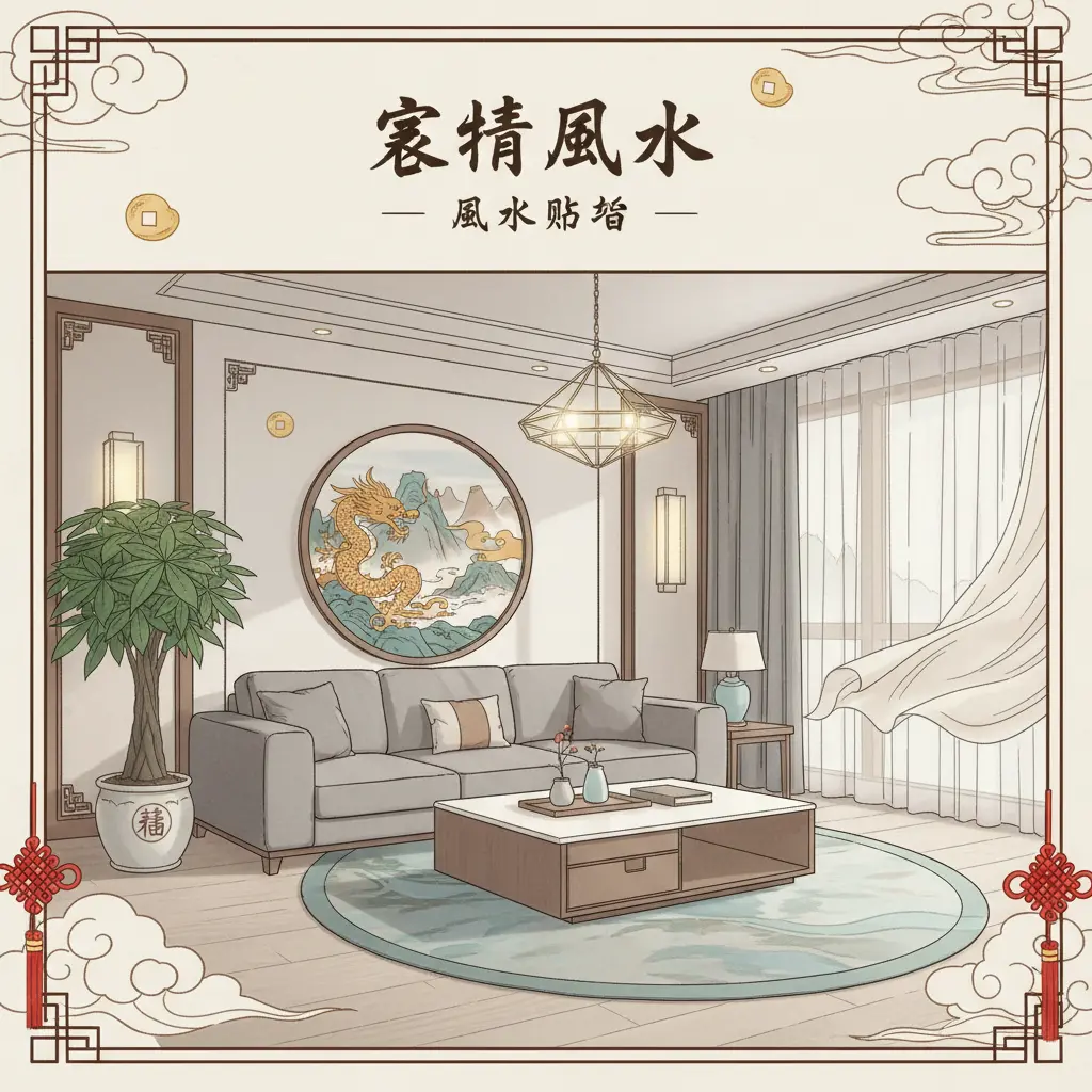 風水佈局 - 客廳風水