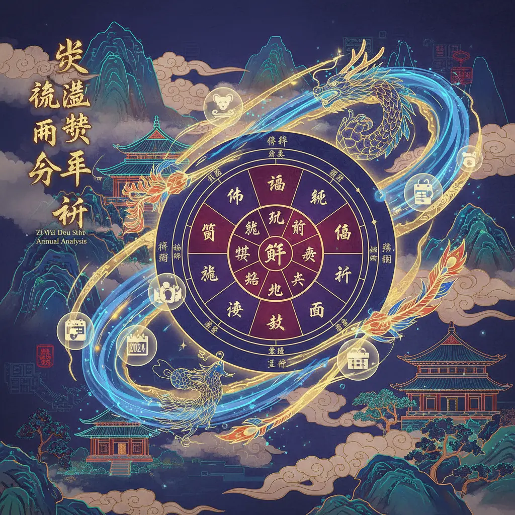 流年分析 - 紫微鬥數命盤