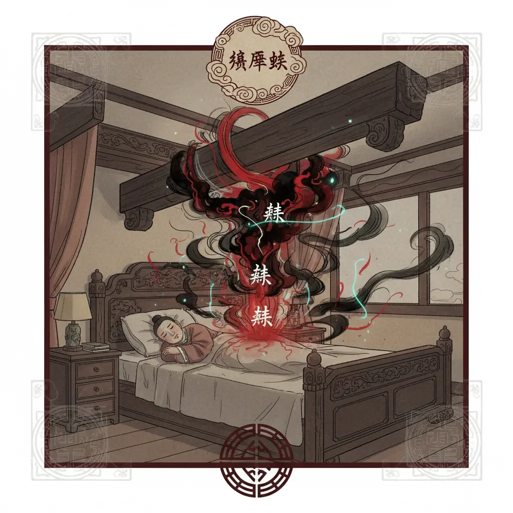 風水煞氣 - 樑壓牀