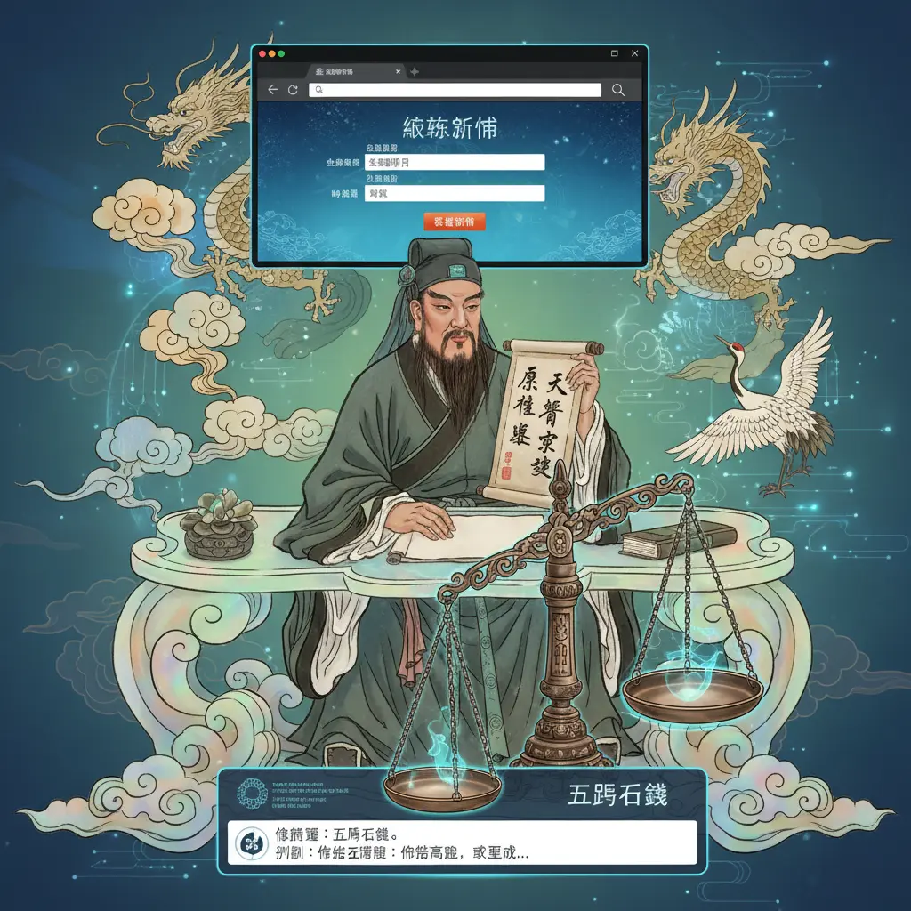 線上算命 - 袁天罡稱骨