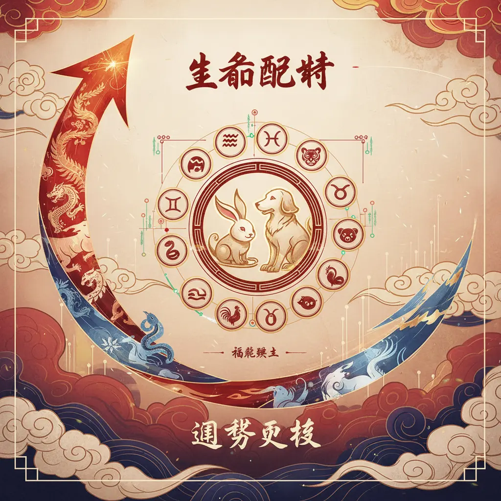 運勢曲線 - 生肖配對