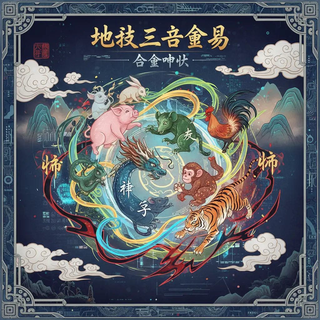 合會沖化 - 地支三合會局