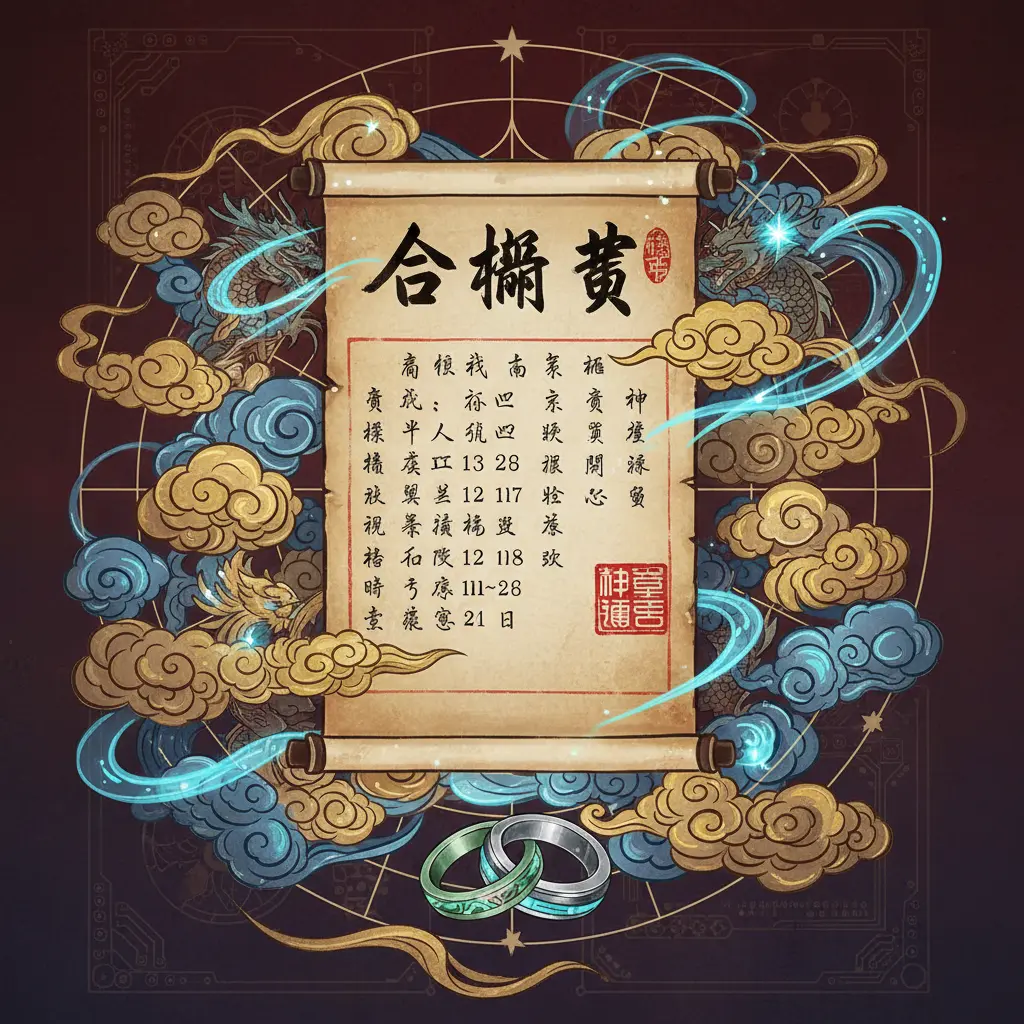 神峯通考 - 合婚書