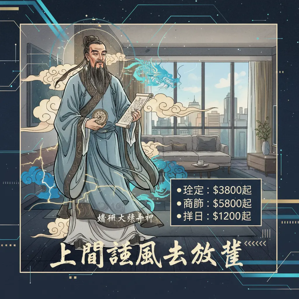 上門睇風水收費 - 黃硯文師傅