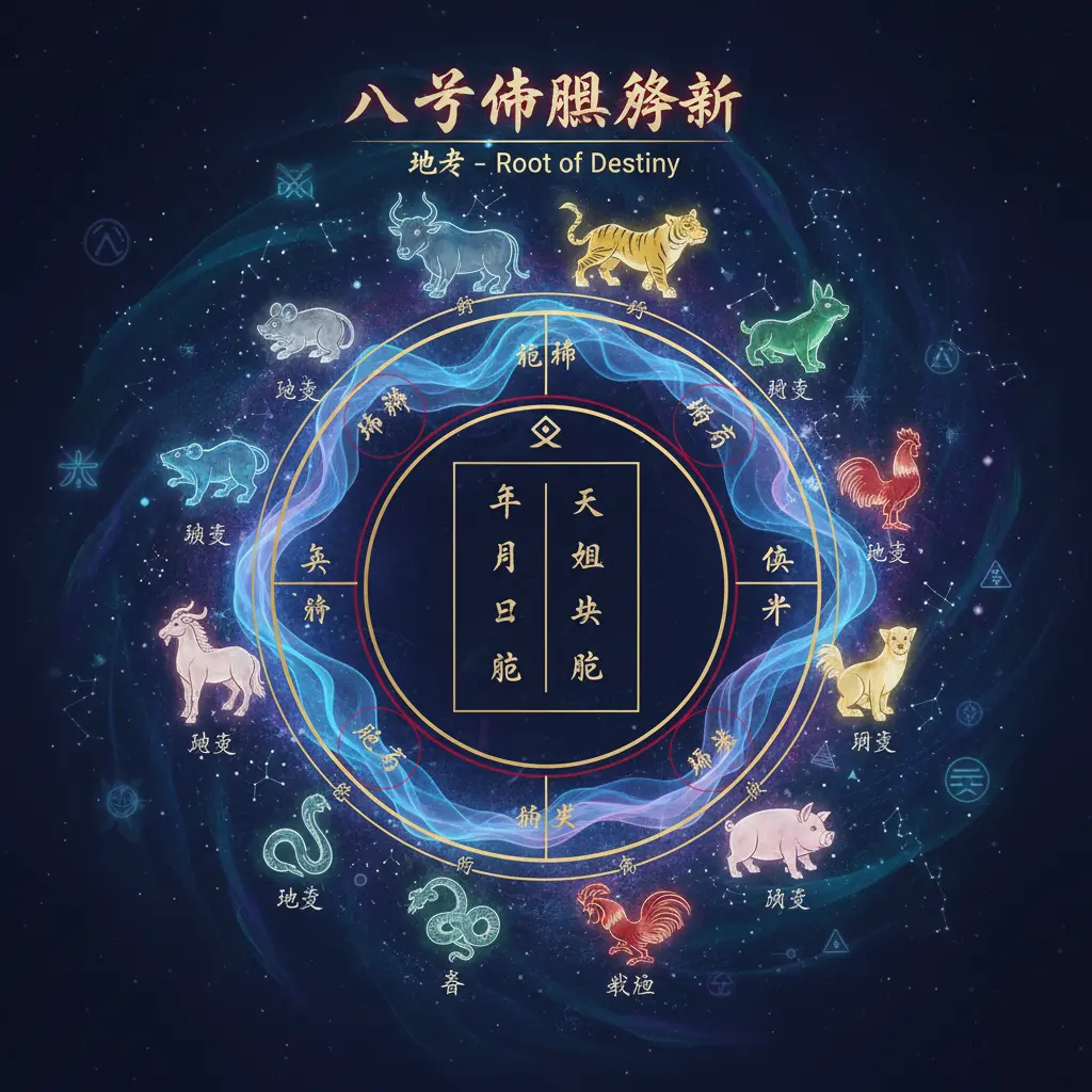 八字命盤解析 - 地支