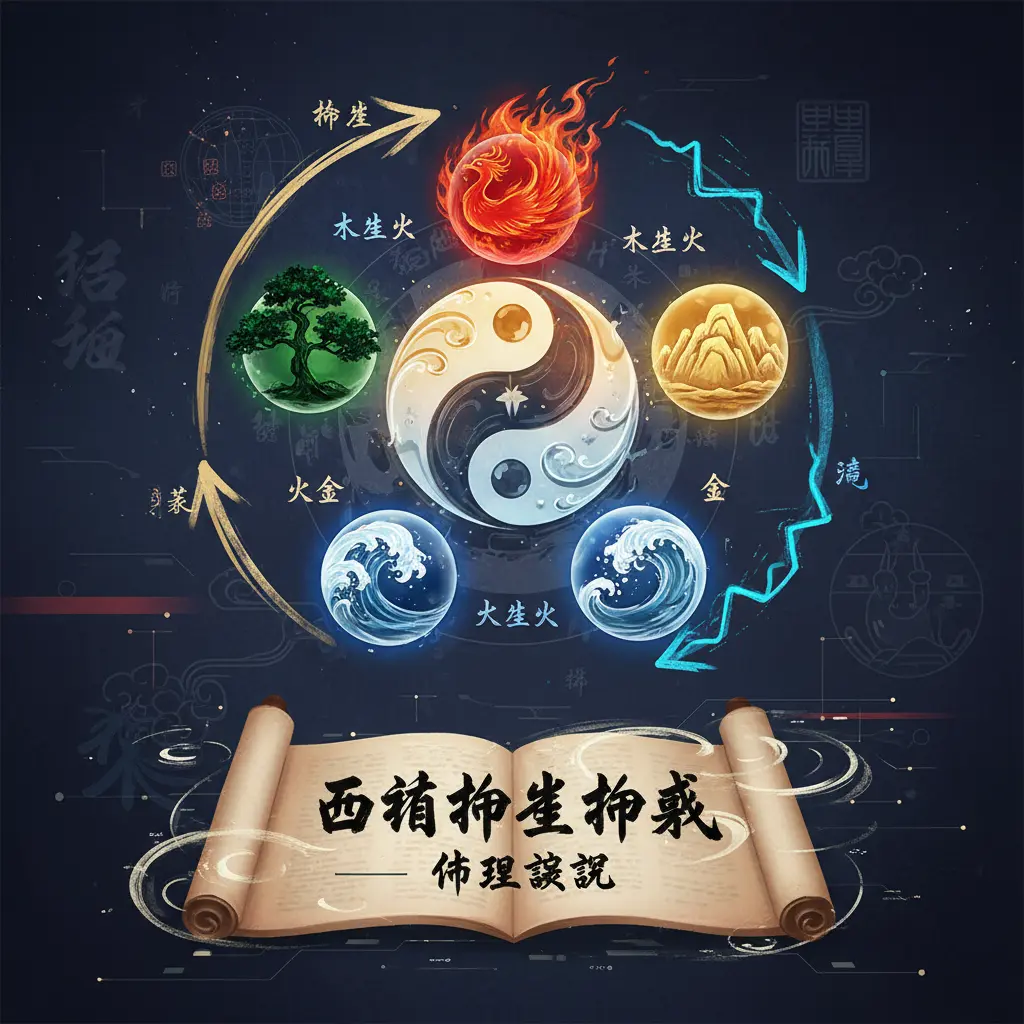 命理解說 - 五行相生相剋