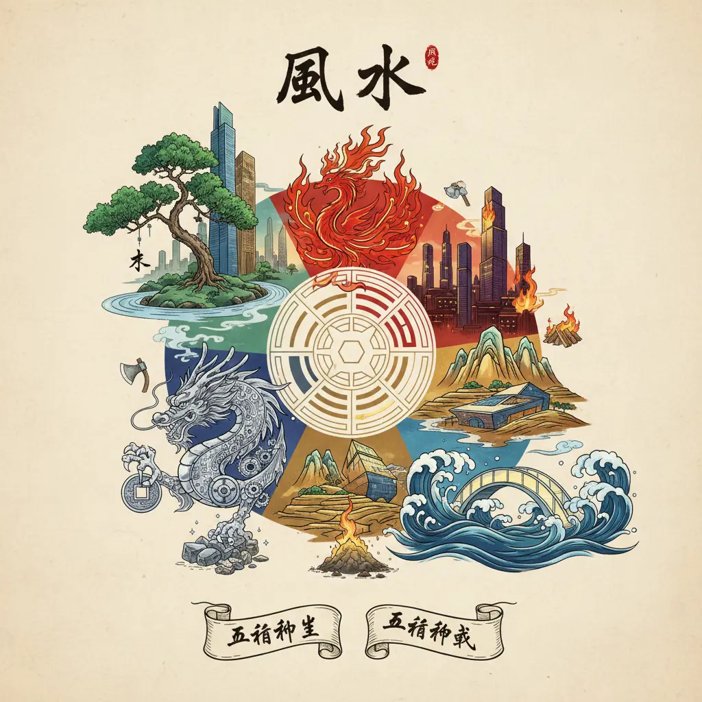 五行相生相剋 - 風水