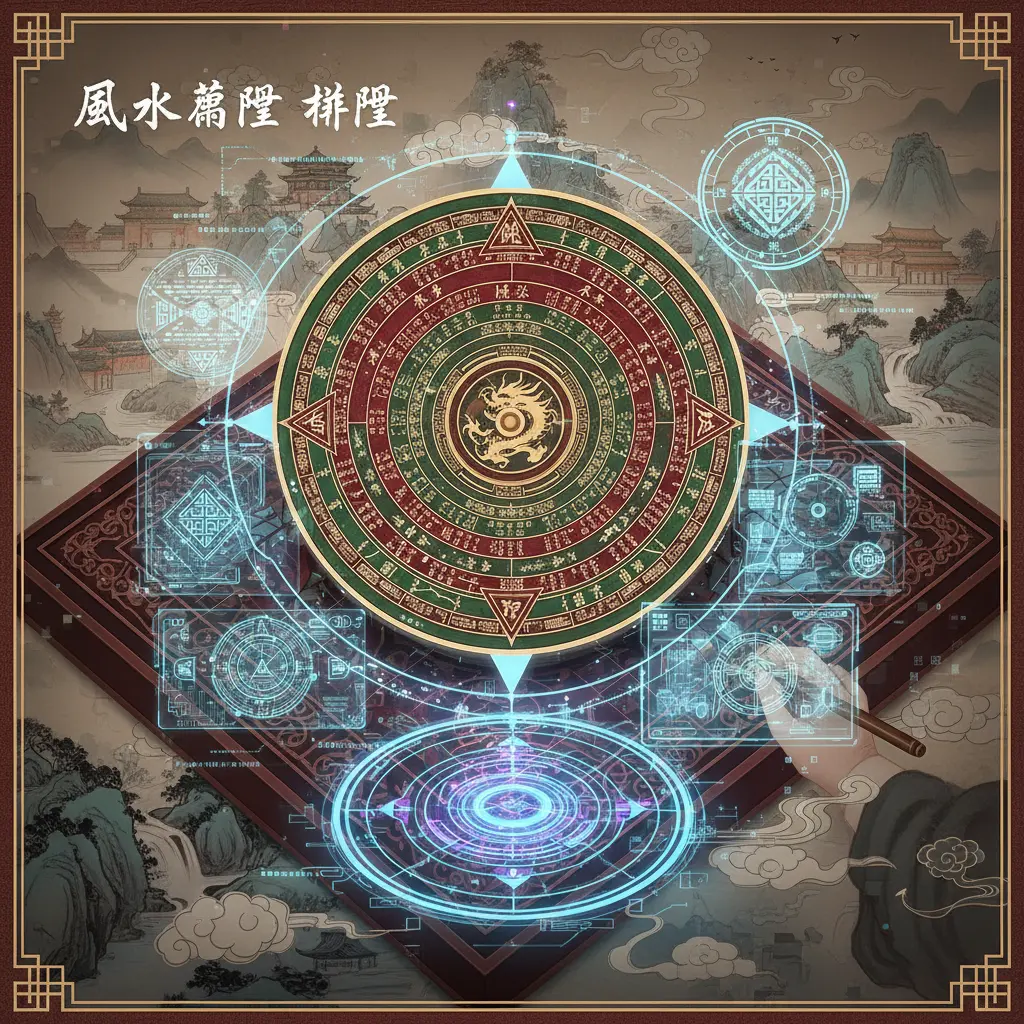 排盤 - 風水羅盤