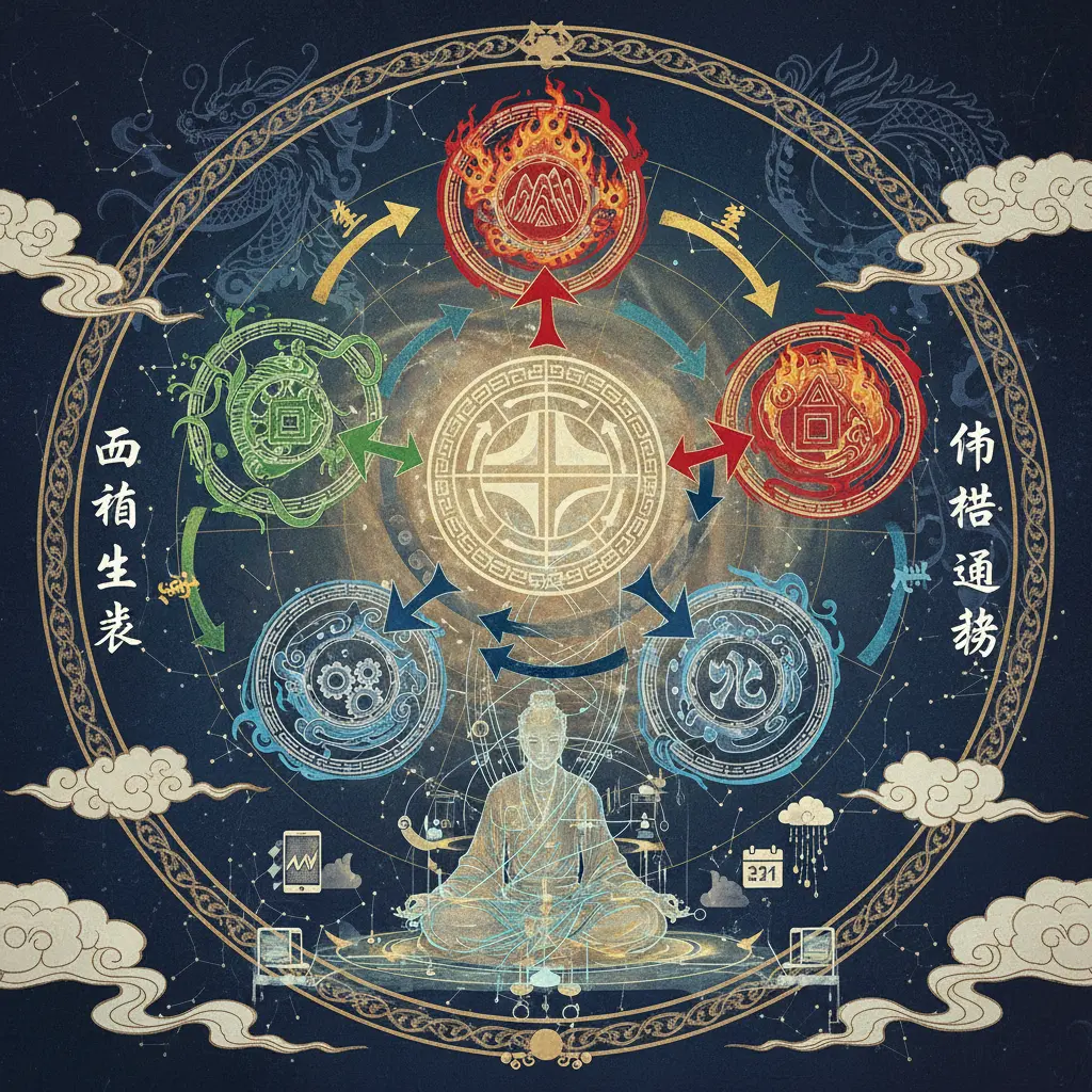 命格運勢 - 五行生剋