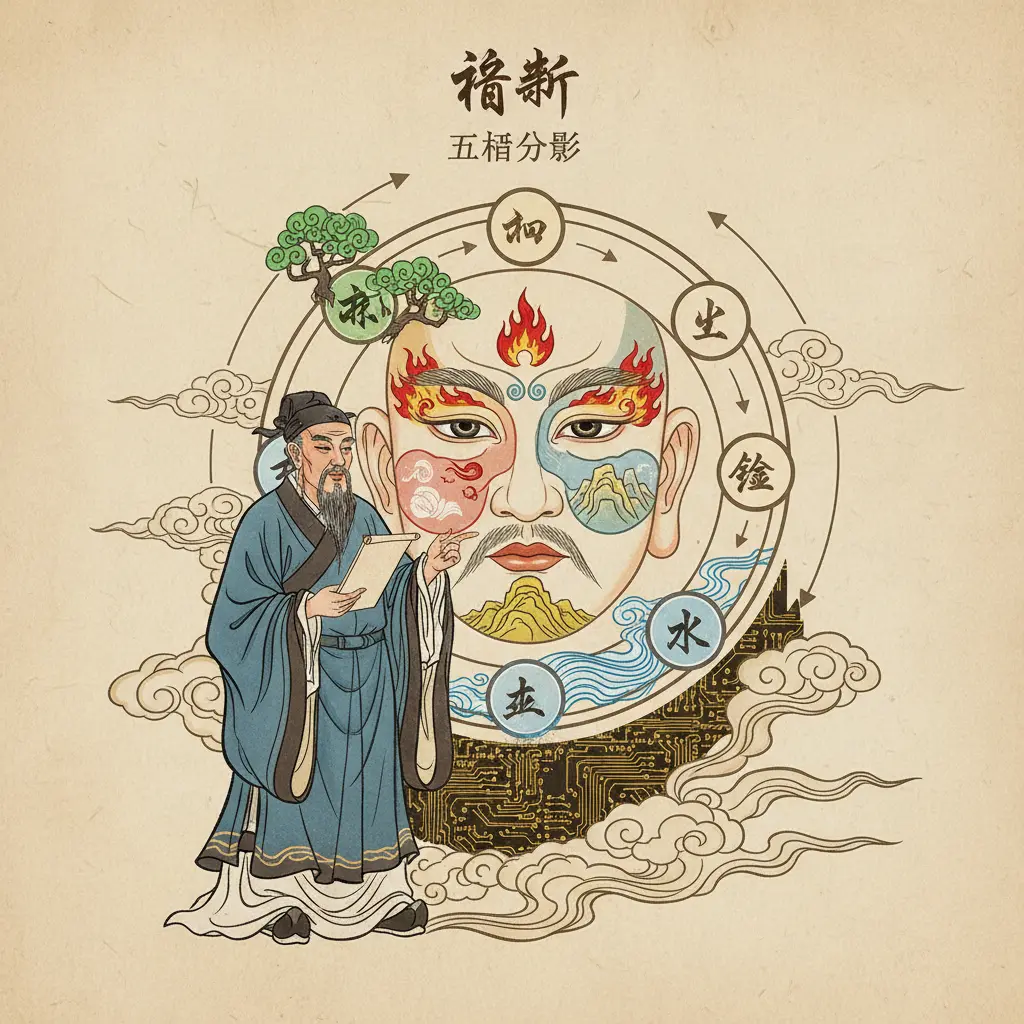 五行分佈 - 相術