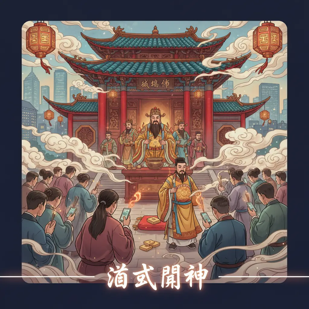 道教問神 - 城隍廟