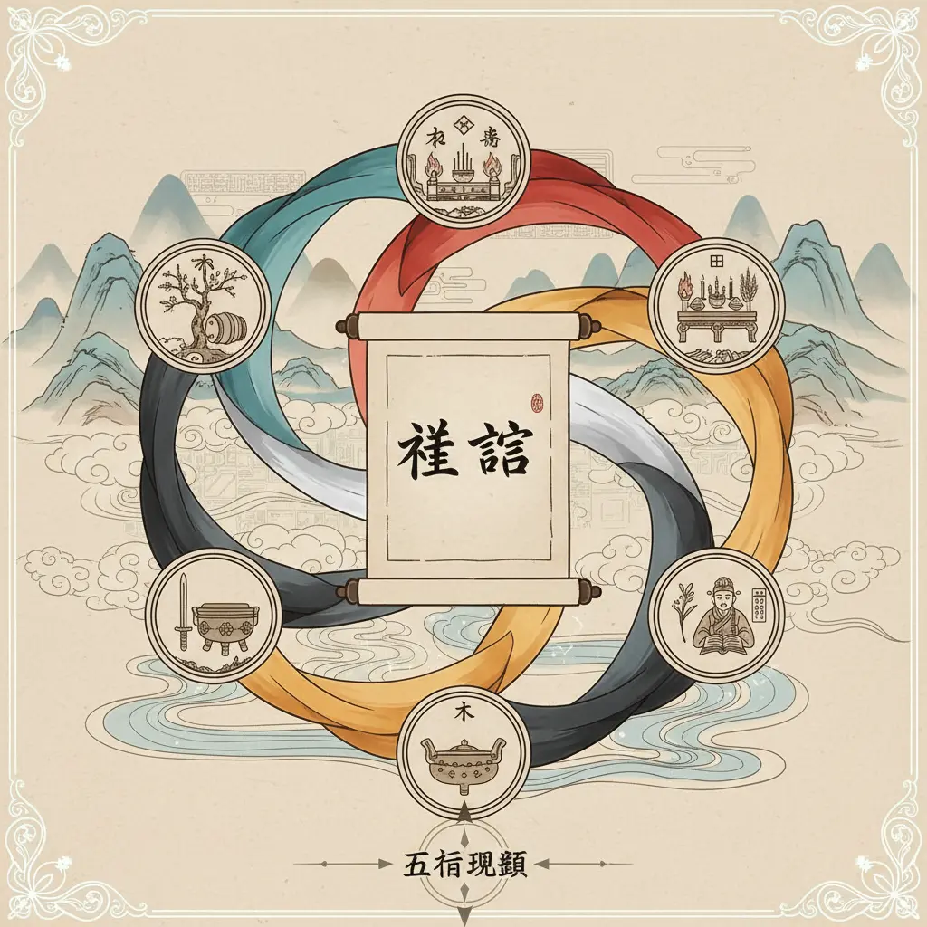 五行理論 - 禮記