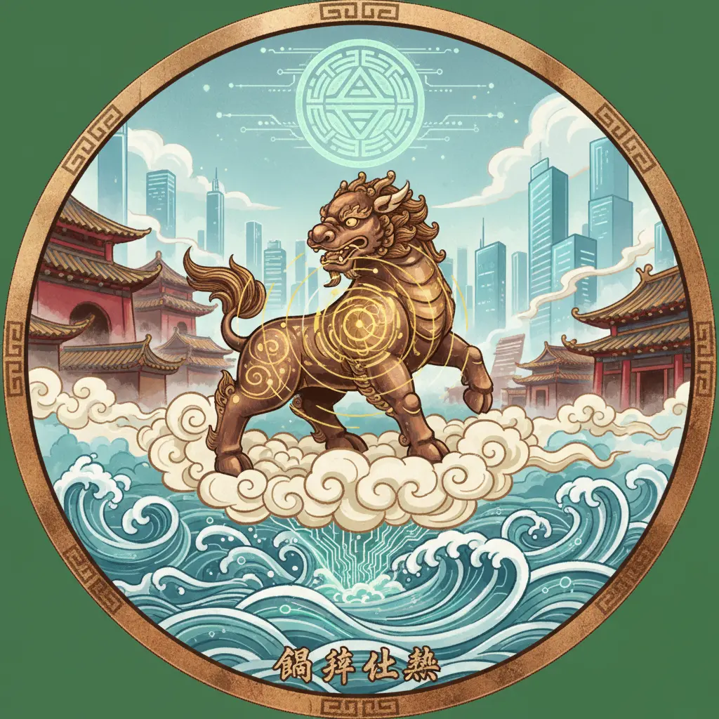 風水化煞 - 銅麒麟