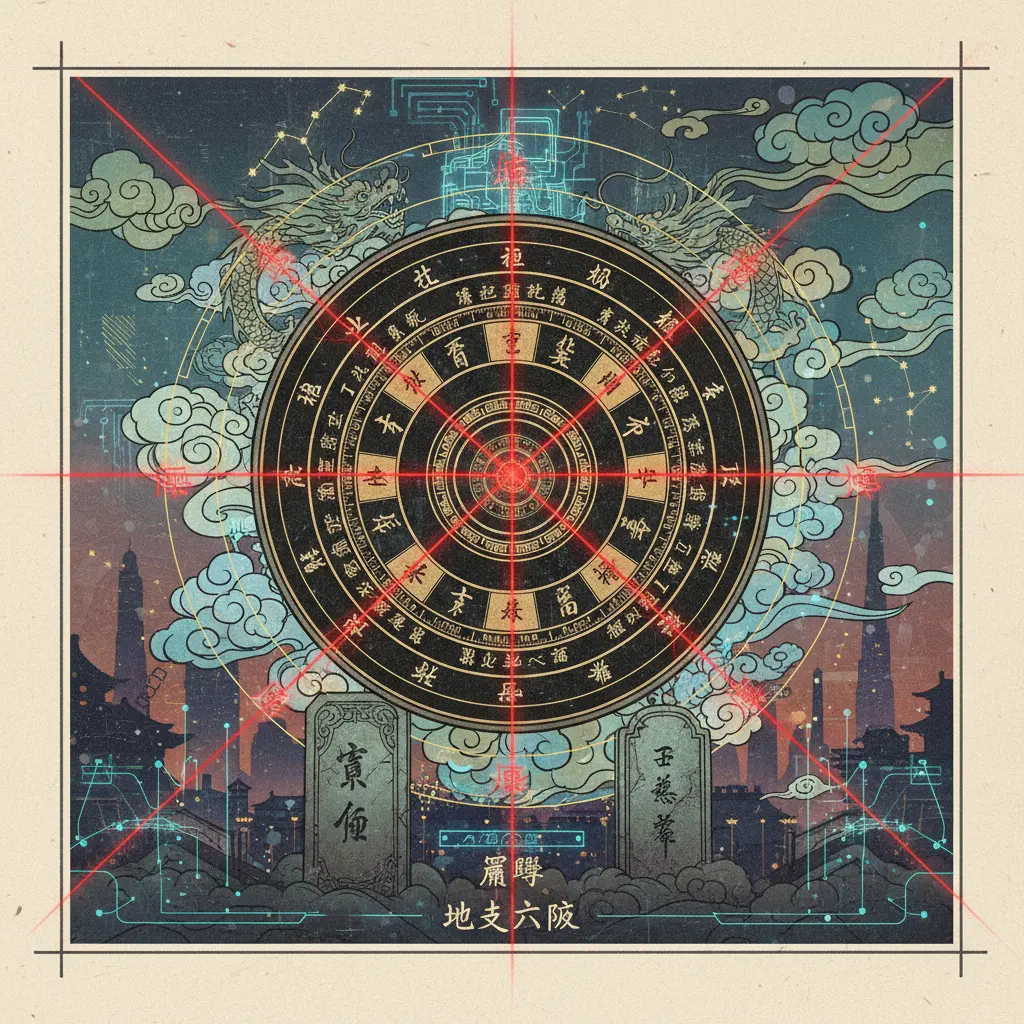 地支六破 - 羅盤