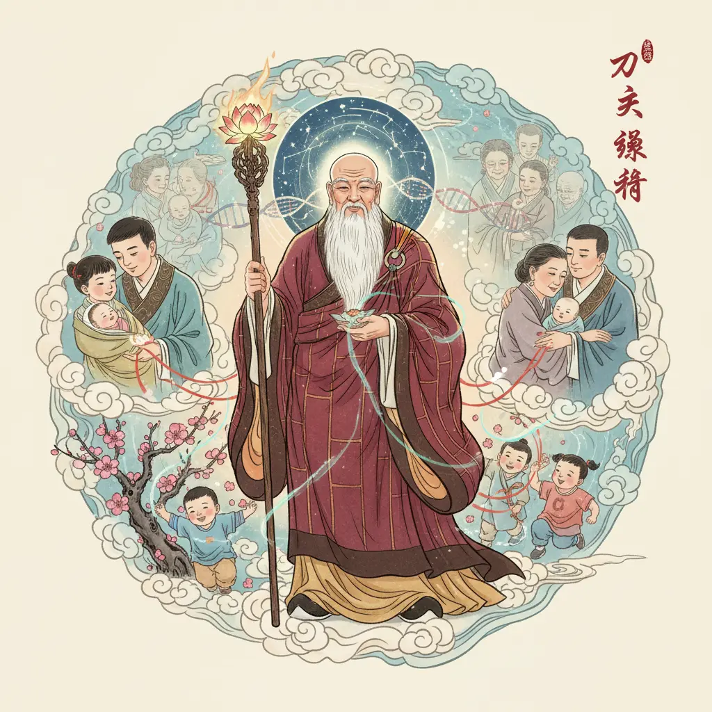 子女緣份 - 法師