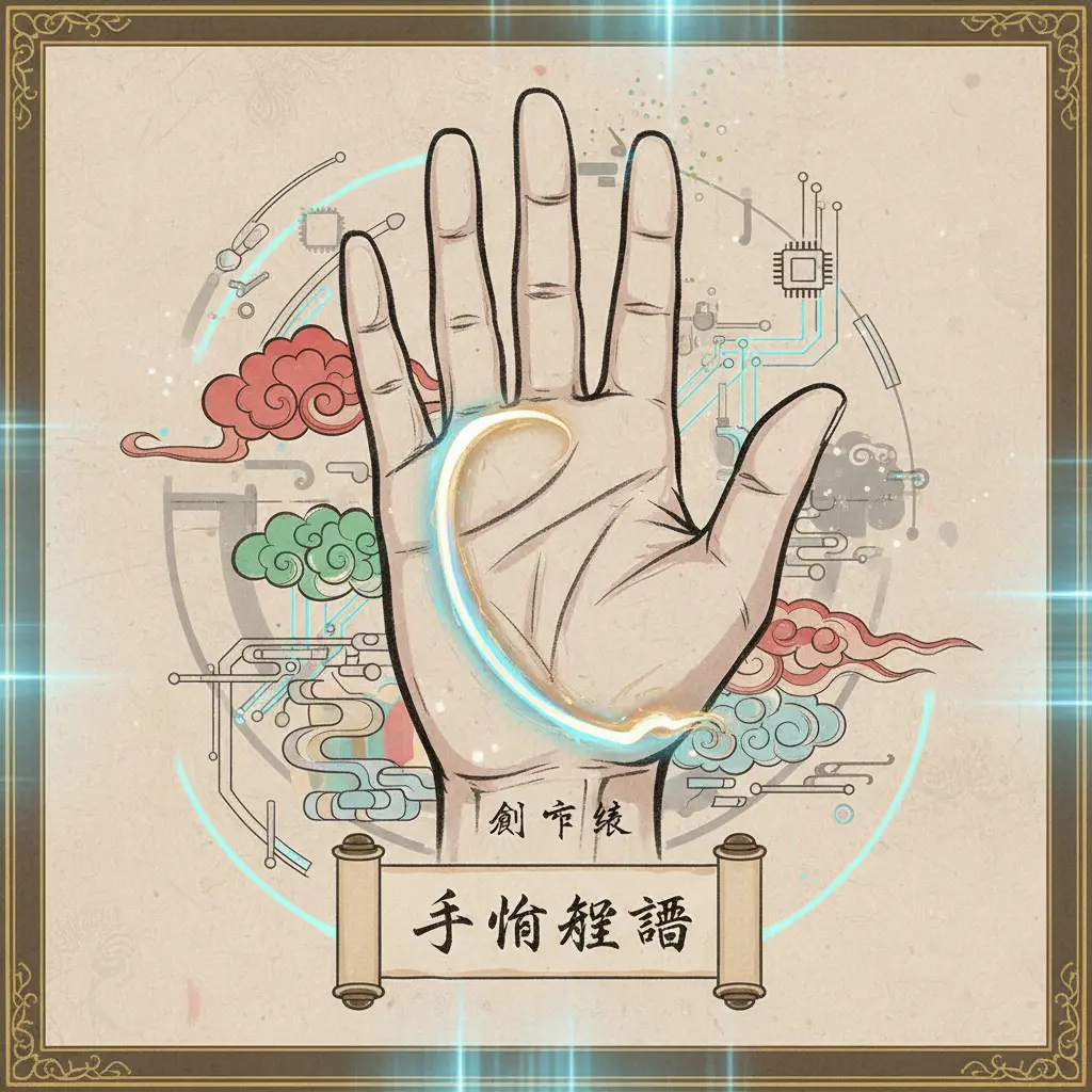 手相解讀 - 創作線