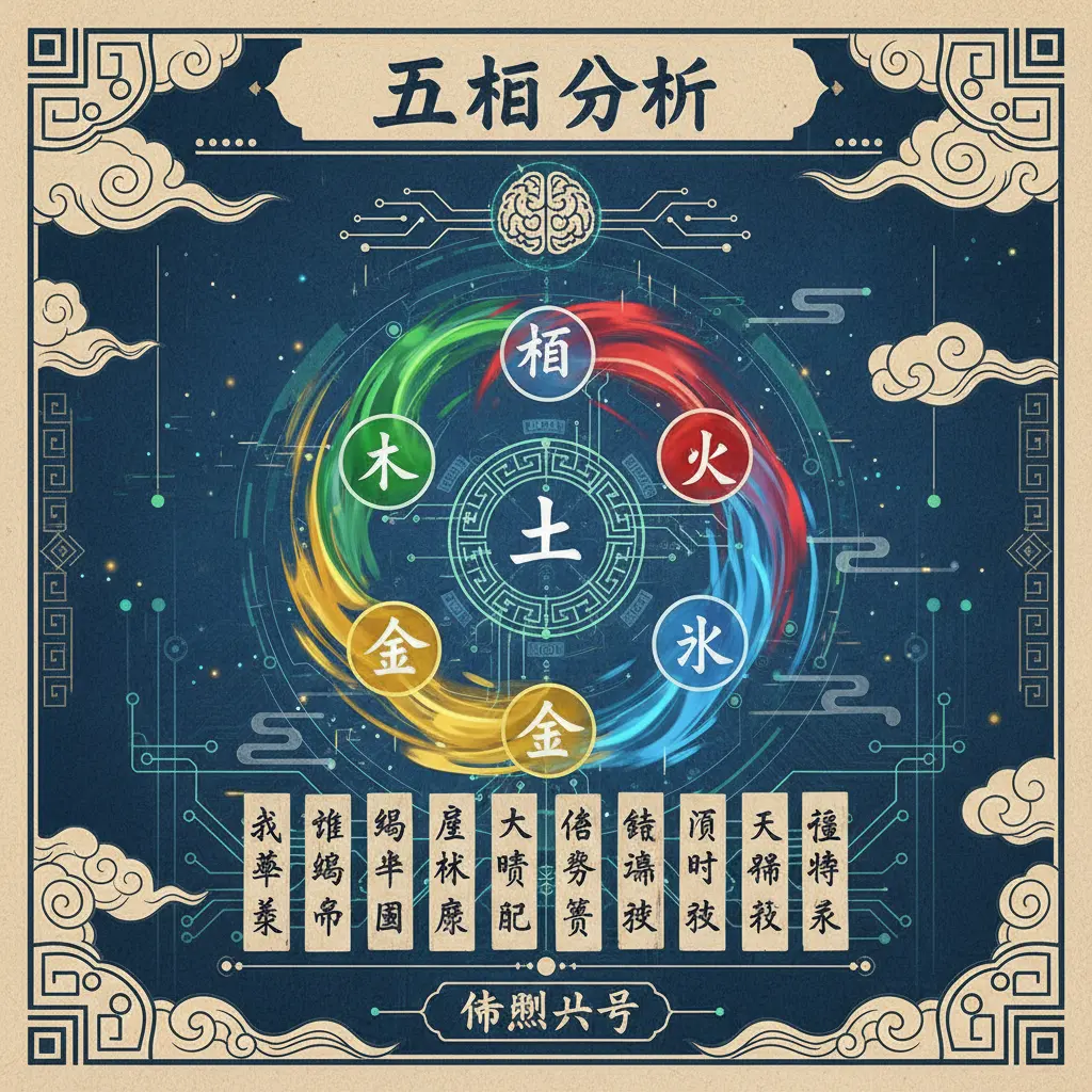 命盤八字 - 五行分析