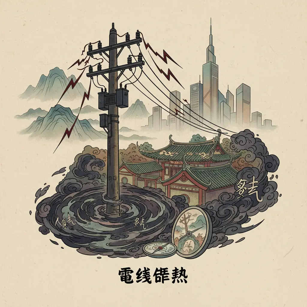 風水煞氣 - 電線桿煞