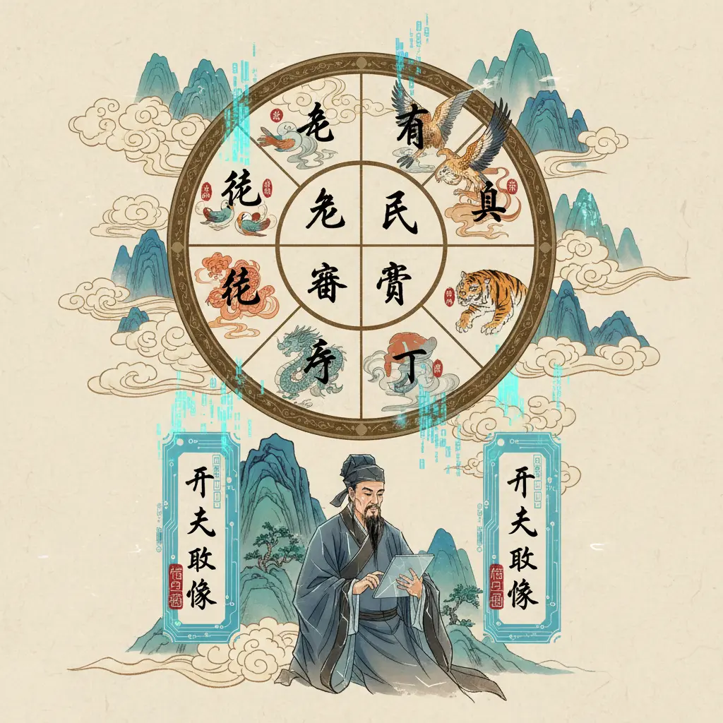 八字宮位 - 干支取象