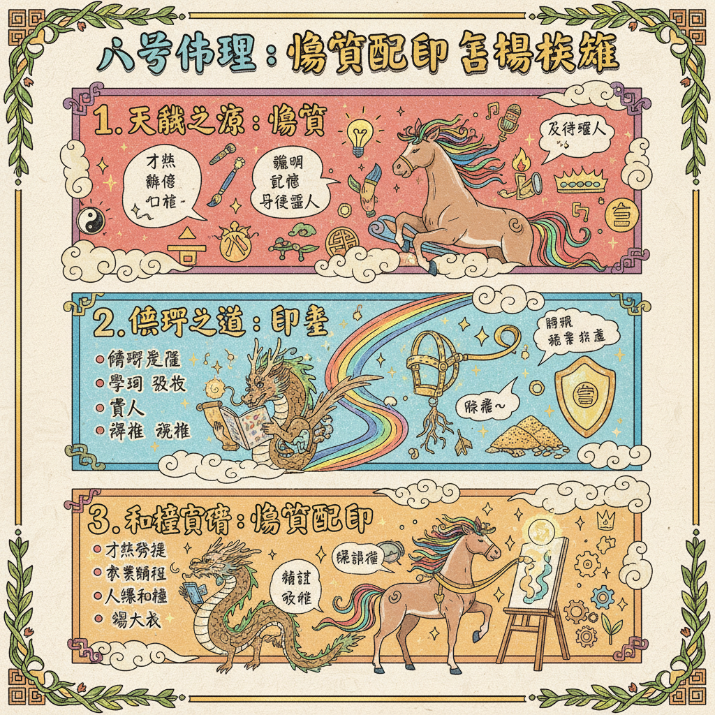 日元官殺格局食神命理傷官配印大運五行天干地支十神流年運勢富貴層次命理分析日元強弱生剋制化十神組合梟神奪食運勢分析吉凶判斷傷官見官