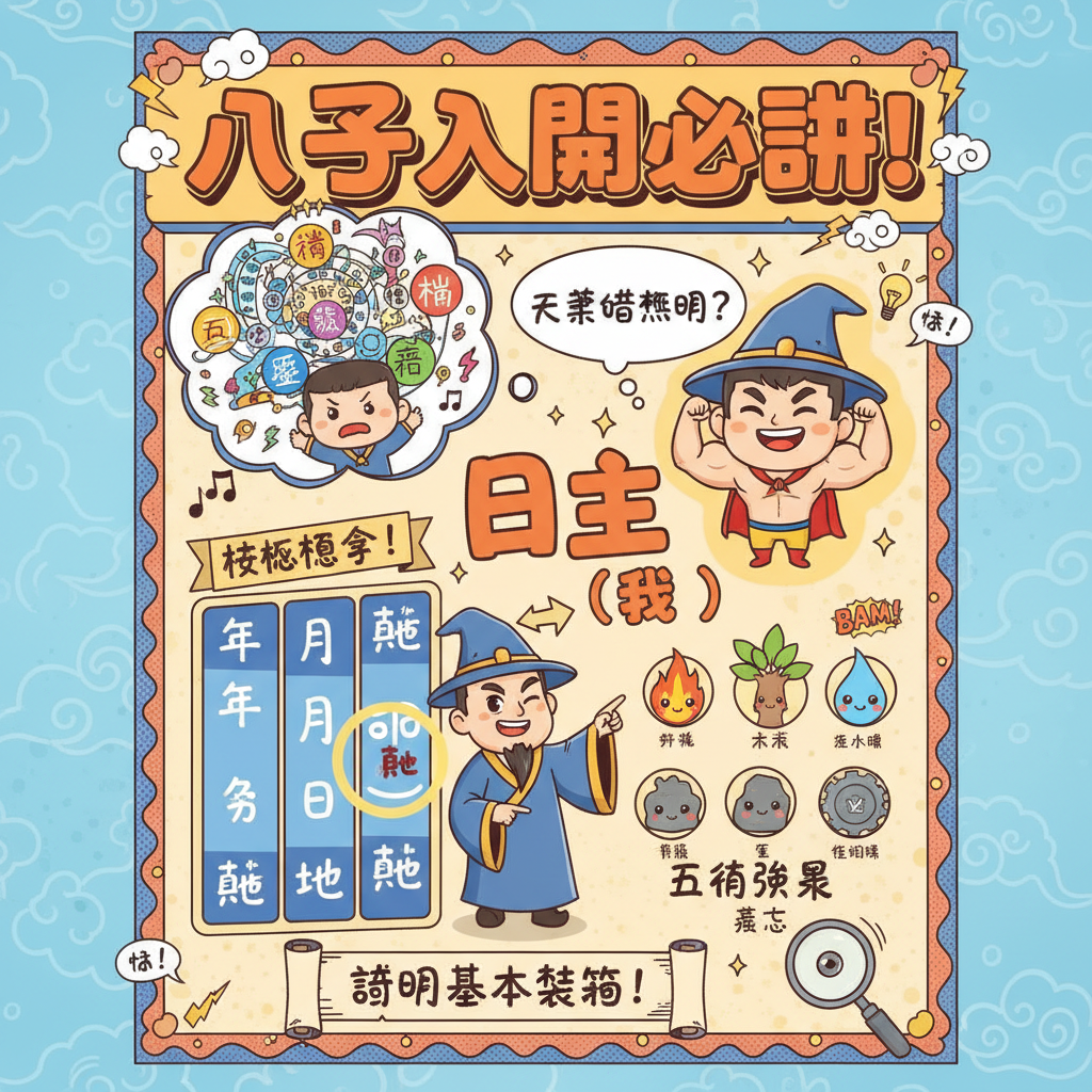 命理大六壬命運日主天干地支用神術數生肖子平命學十神格局喜忌神煞八字命盤分析傷官見官五行命理分析五行生剋身強身弱扶抑平衡