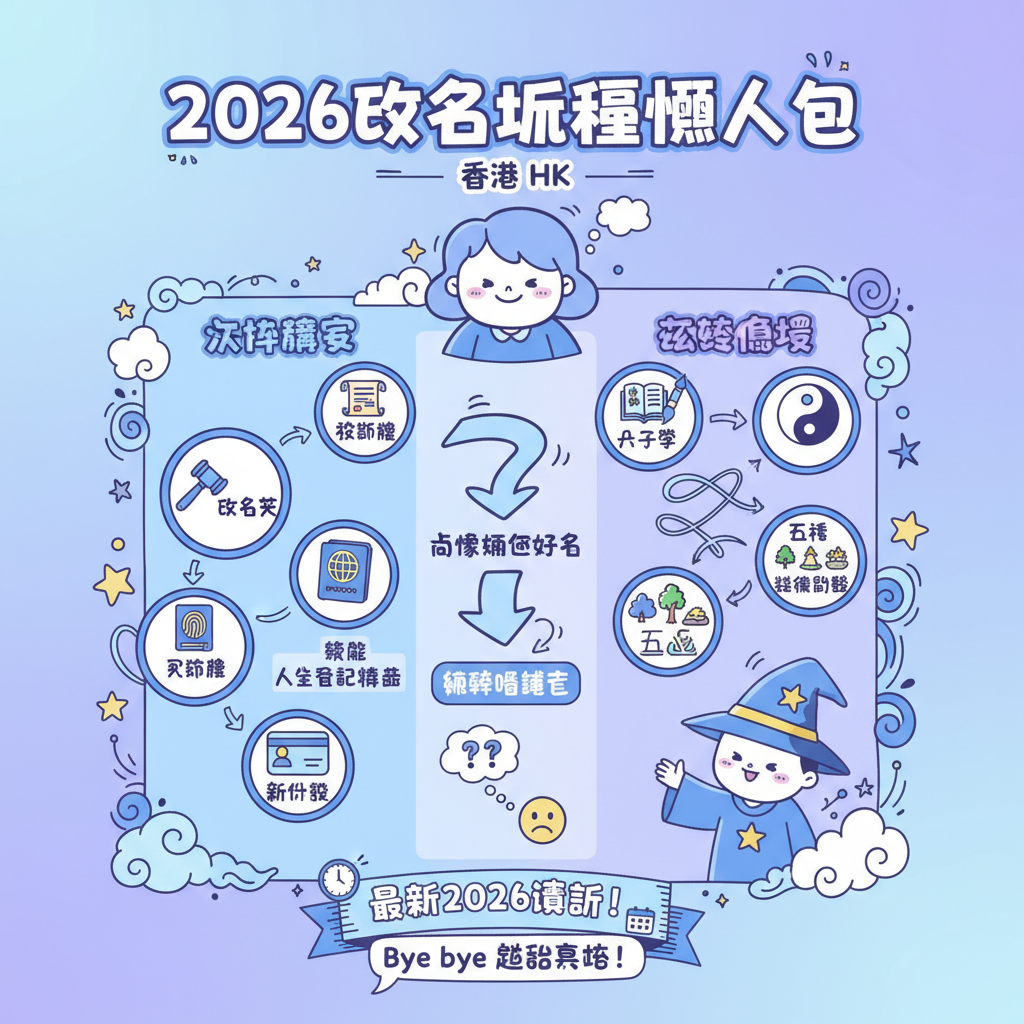 改名契人事登記辦事處八字律師玄學紫微鬥數姓名風水命理姓名學法律文件婚姻改姓法律程序改名收費資訊專業協助改名手續換領新身份證命格筆劃先天格局