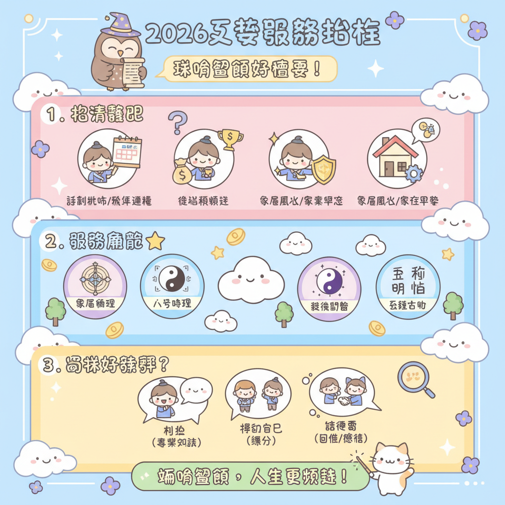 風水擇吉選日易經占卜面相子平八字玄學掌相姓名學紫微鬥數命理擇吉日趨吉避兇家宅平安玄學服務風水策劃事業順遂八字分析化解煞氣催旺財運改運