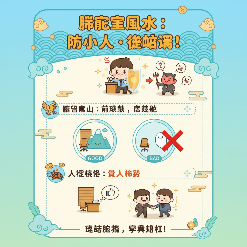 辦公桌風水風水物辦公室格局風水學明堂貴人前朱雀後玄武辦公室風水方位風水禁忌防小人開運工作效率提升工作運事業穩固人際關係辦公桌擺設提升財運穩定氣場事業發展