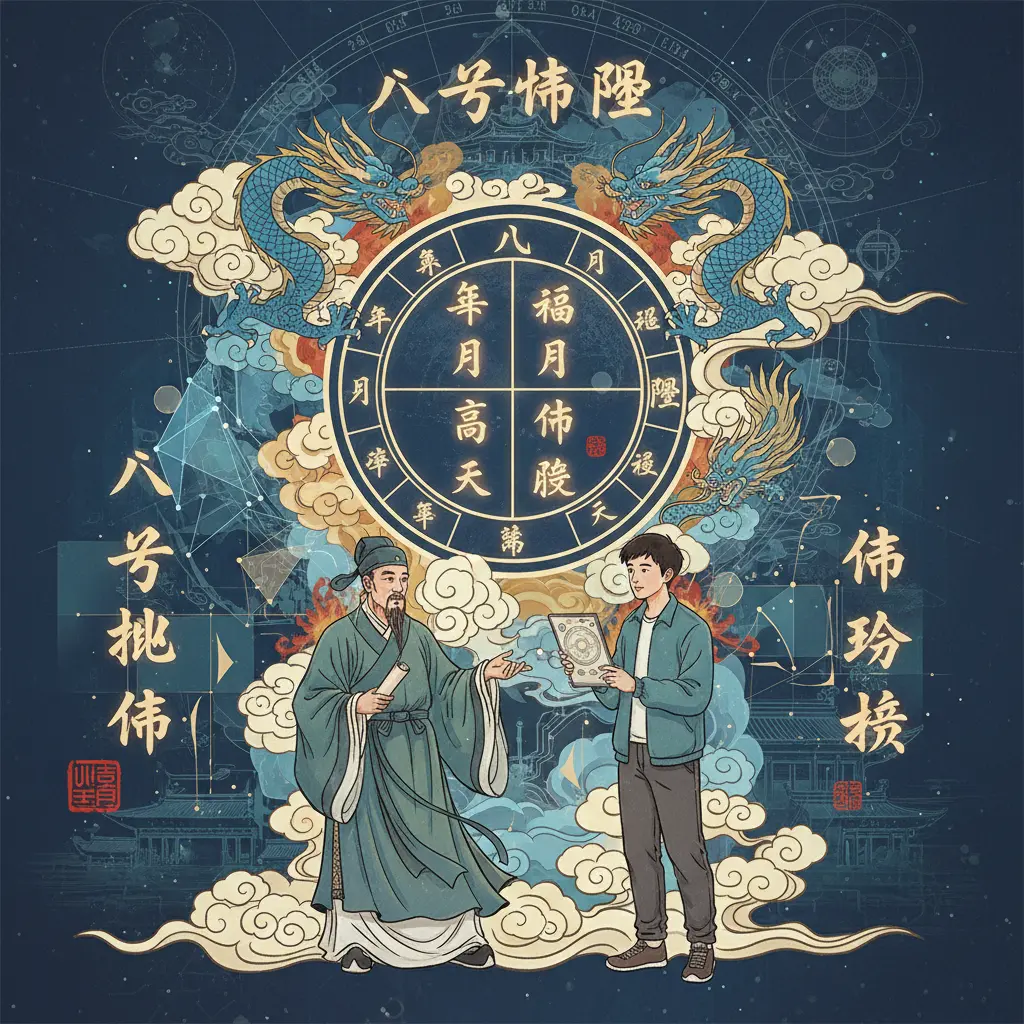 八字批命 - 八字命盤