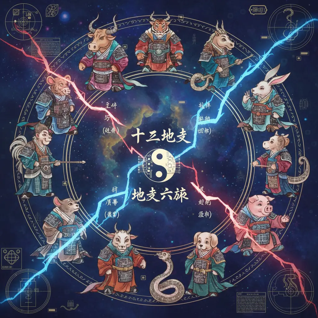 地支六破 - 十二地支