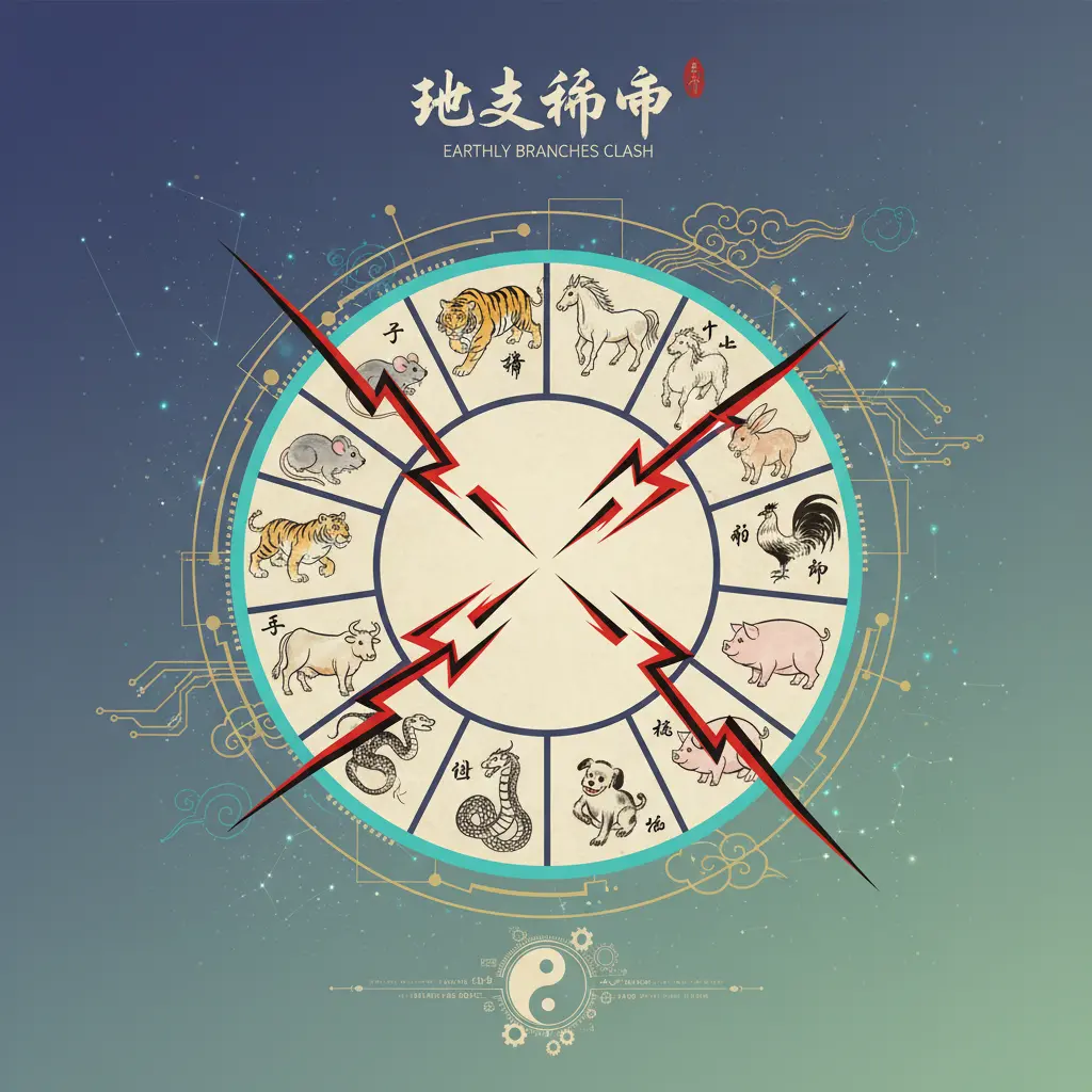 地支相沖 - 地支相沖