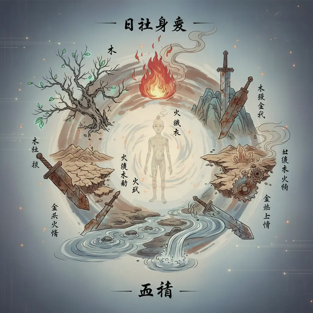 日主身衰 - 五行