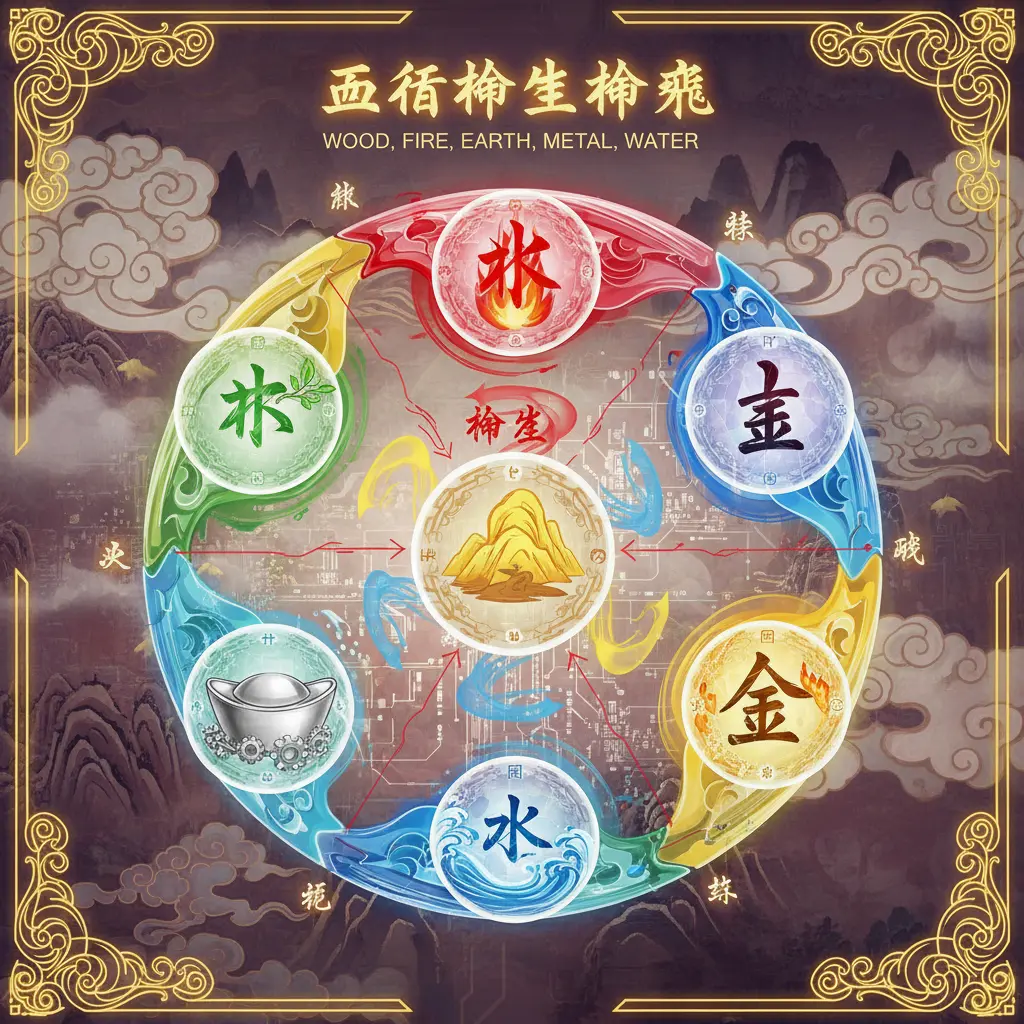 五行相生相剋 - 五行