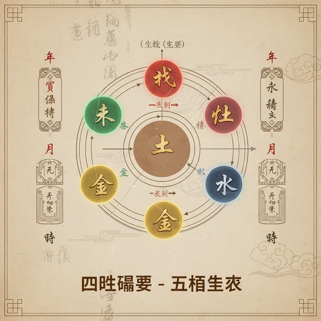 四柱概要 - 五行