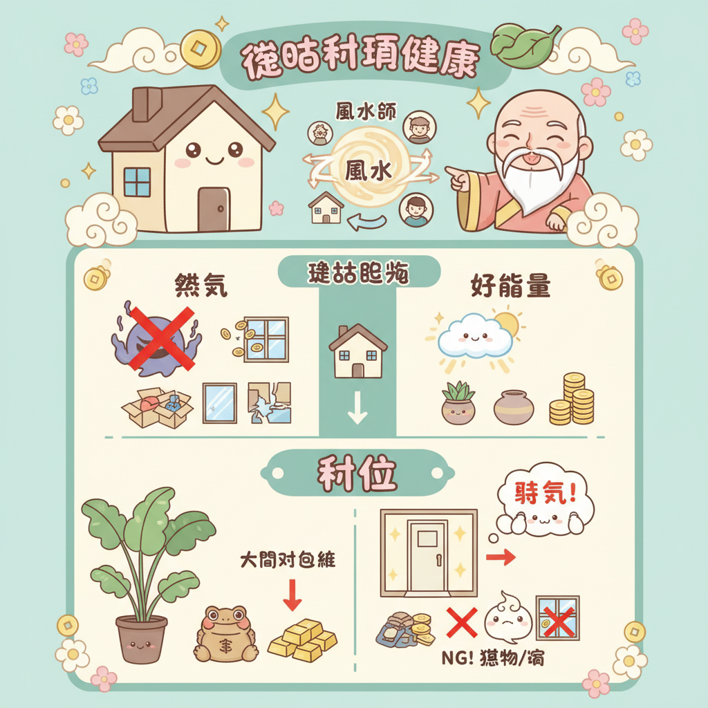 裝修工程風水財運財位風水學玄學橫樑壓頂文昌位桃花運穿堂煞方位吉凶流年運程化解煞氣健康運勢氣場平衡化煞聚氣生財財運招財方法提升人緣